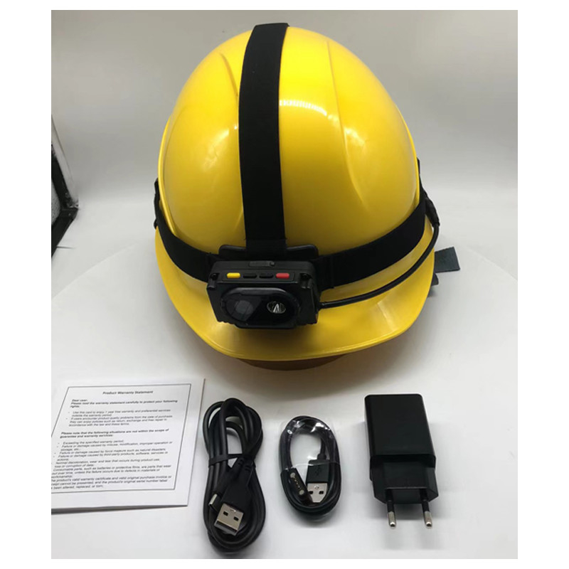 4G Live Video Smart Safety Helmet Camera impermeabile IP67 BT4.2 Registrazione video a 256kbps-8Mbps