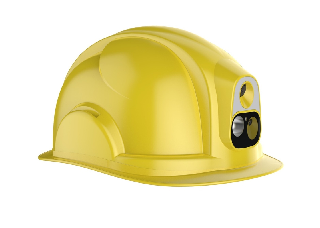 Fotocamera del casco di sicurezza con risoluzione di codifica video 1920X1080 30P e maschera facciale resistente al riscaldamento