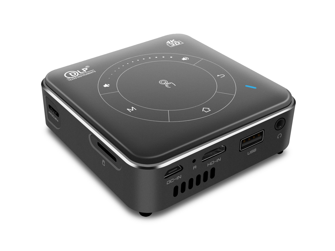 Proiettore DLP per home theater a grande schermo Distanza di proiezione da 1 a 5 m per intrattenimento immersivo