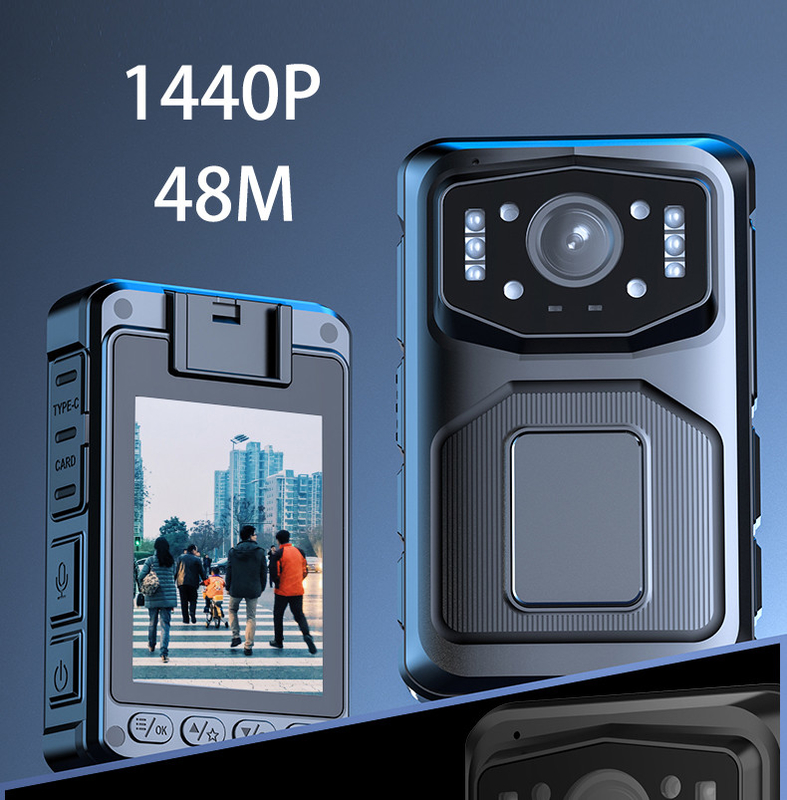 5.8GHZ Wifi Camera del corpo della polizia Max 256G Storage e Linux4.9 Chipset per le prestazioni