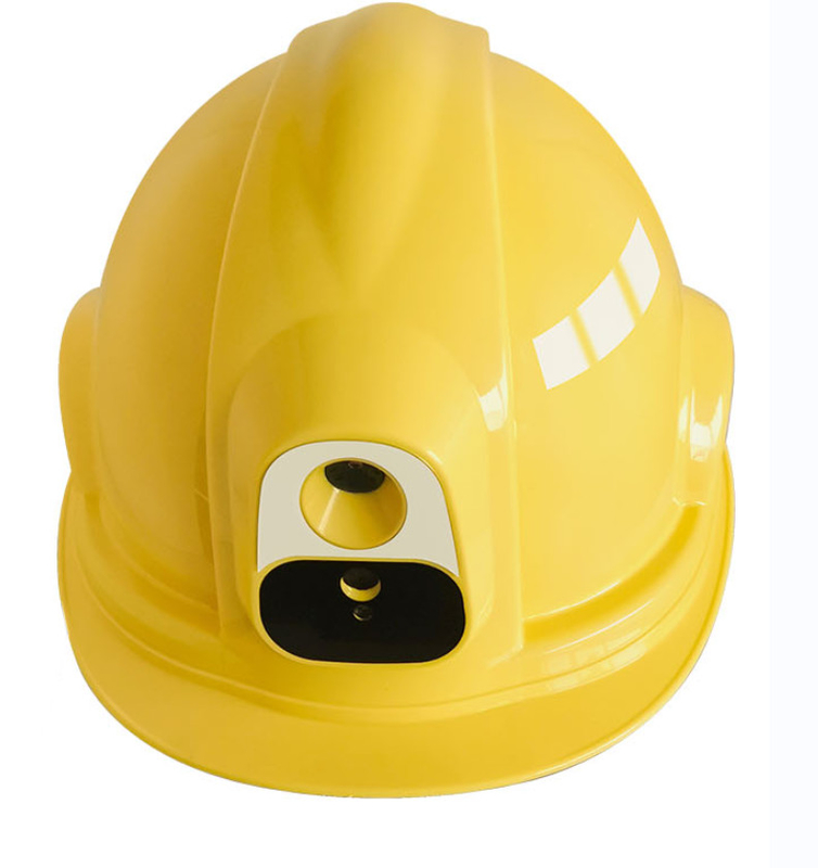 Alimentazione 12V o 5V 4G GPS Safety Helmet Camera con batteria integrata da 4000mAh e modalità regolabili