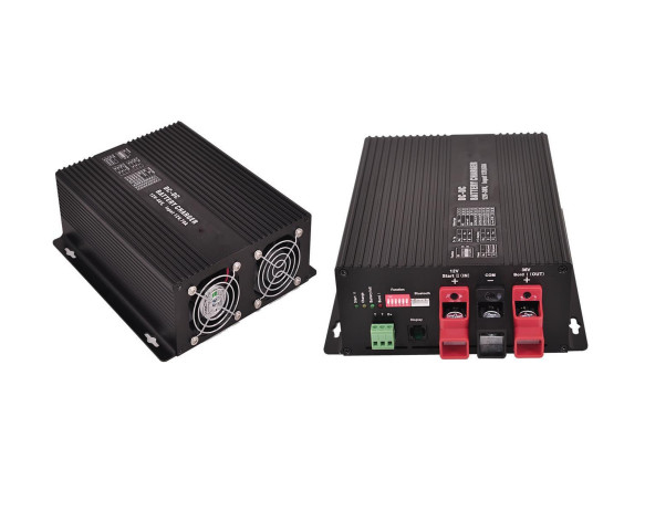 48V Batteria di bordo Voltaggio nominale DC12V A 48V Caricabatterie con corrente di autoconsumo 35 MA Max corrente di uscita 15.4A