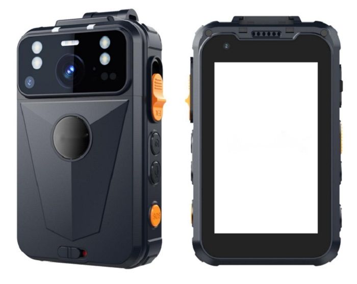 Telecamera per il corpo di sicurezza Android13 5G con LCD da 3,1 pollici, registratore video WiFi 1440p Live