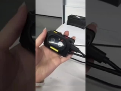 Lampada a presa Casco a luce flash Camera di sorveglianza CCTV per i lavoratori del cantiere