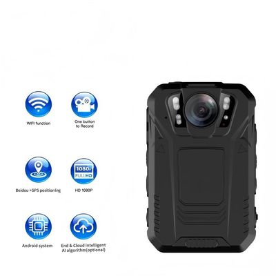 2K Premium Camera portatile con registrazione audio Visione notturna GPS per le forze dell'ordine