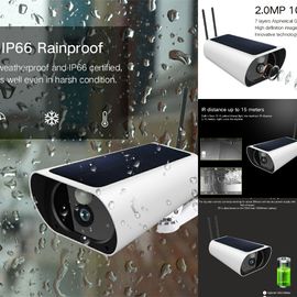visione notturna mega dei pixel della videocamera di sicurezza 1080P 2 solari di 4G Wifi con la funzione di IR