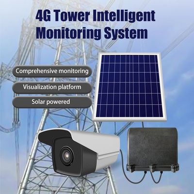 Sistema di controllo intelligente solare 4G LTE della macchina fotografica della torre di griglia funzionamento di lunga vita di 18000 mAH