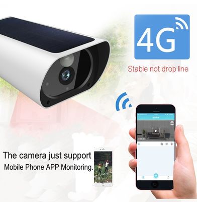 Videocamere di sicurezza all'aperto 4G costruite in pannello solare IP66 impermeabile